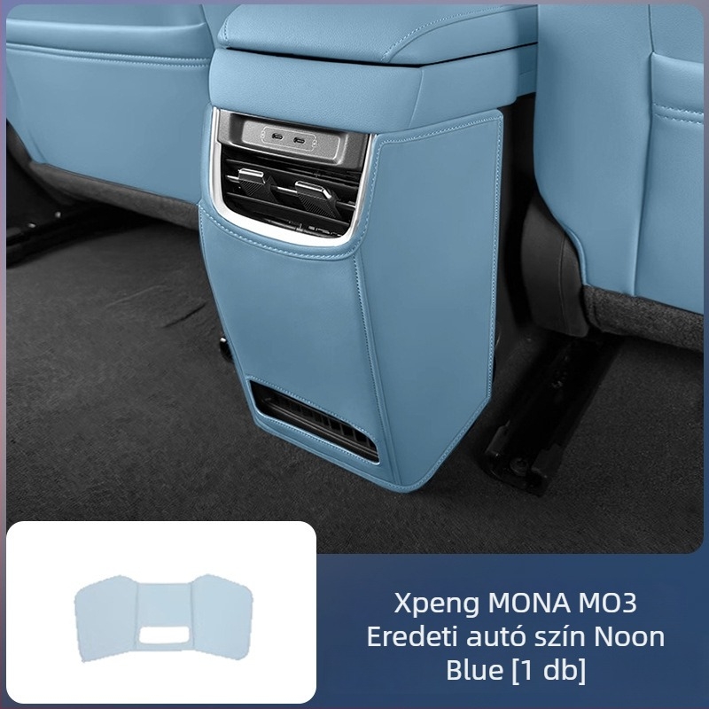 Xpeng M03-hoz készült bőr üléstartó – hátsó ülés védő párna, logónyomás elérhető