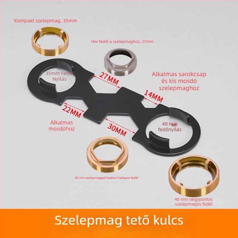 Heni kerámia keverő szelepe konyhai csaphoz, meleg és hideg víz, csap alkatrész