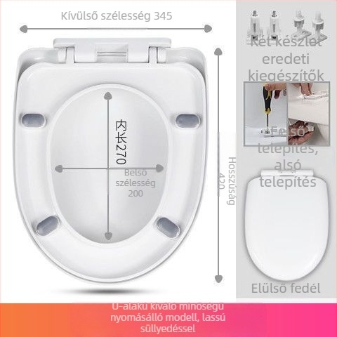 WC-fedél, UVO típus, vastagított, lágy zárás (műanyagból, CE tanúsított)