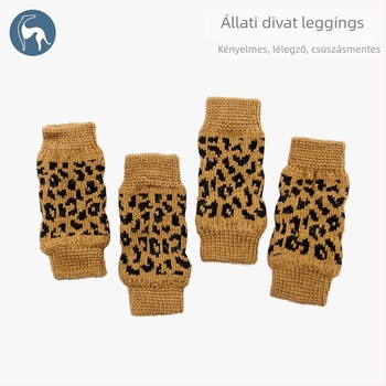 Állati térd- és lábvédők általános háziállatok számára, pamut, csúszásmentes, meleg, kopásálló, Blue Wave magáncímke