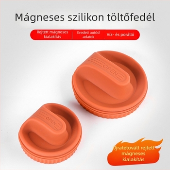 Mágneses töltőport fedél, szilikonból készült vízálló porvédő autóhoz