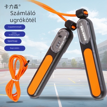 Mechanikus számlálóval ellátott ugrókötél - kaliszténika edzés, modell 001, ABS és PVC