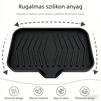 Szilikon szappan doboz DG-04, 120 db, egyedi logó nyomtatás