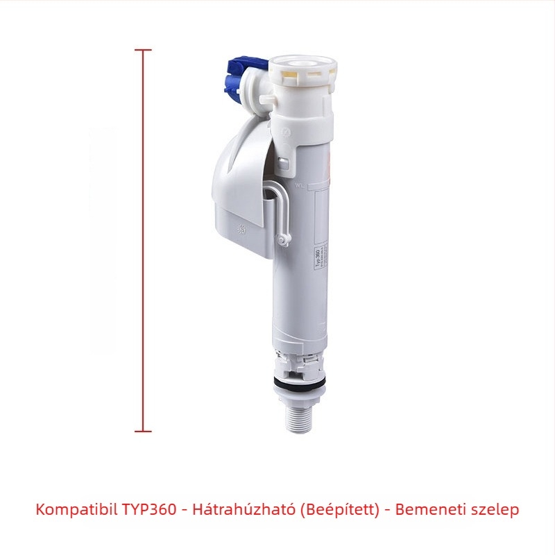 Geberit-kompatibilis WC-tartály öblítőgomb és ürítő szelep, Typ260 vízbevezető szelepkapcsoló Typ380