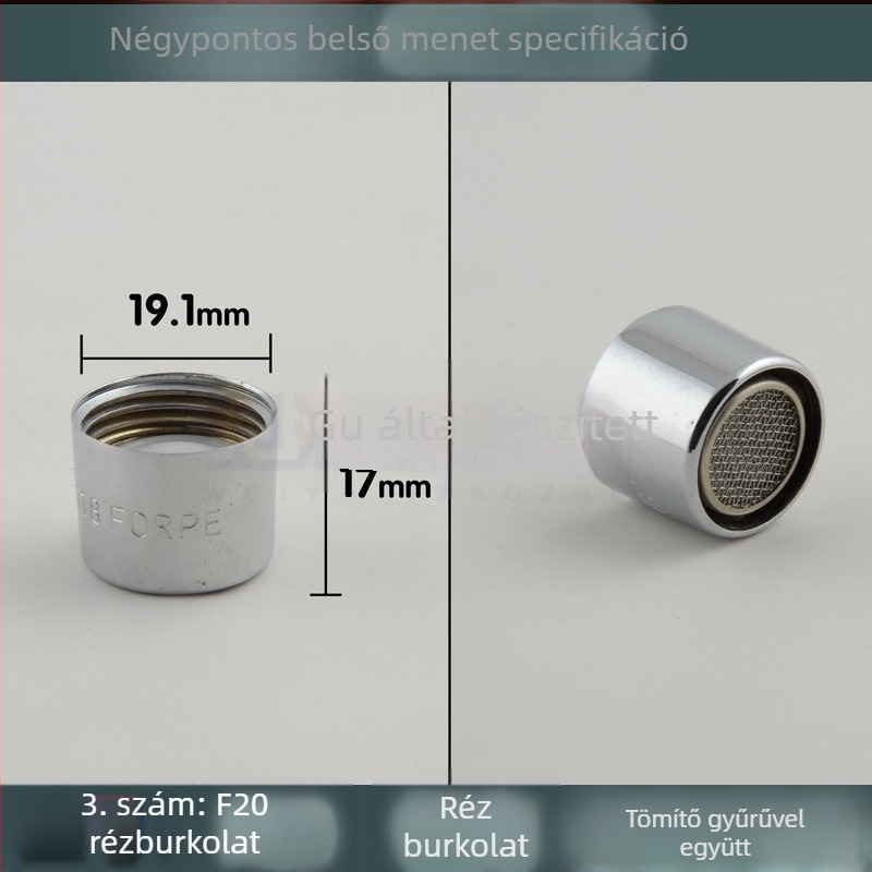 Konyhai mosogatócsap aerátorával és belső hálós szűrővel a víztakarékosságért (Public Version)