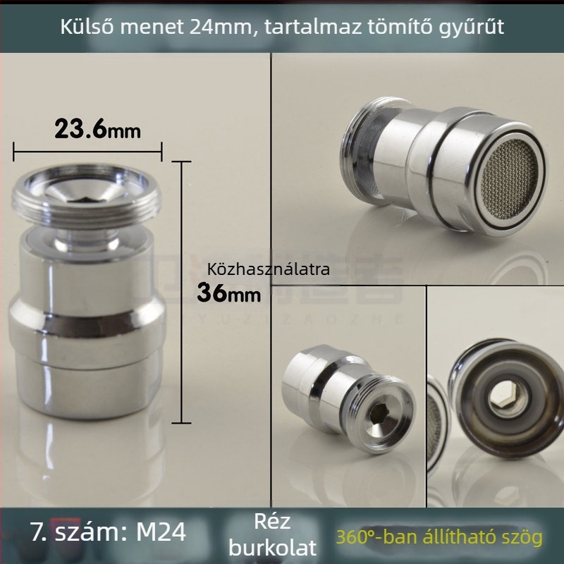 Konyhai mosogatócsap aerátorával és belső hálós szűrővel a víztakarékosságért (Public Version)