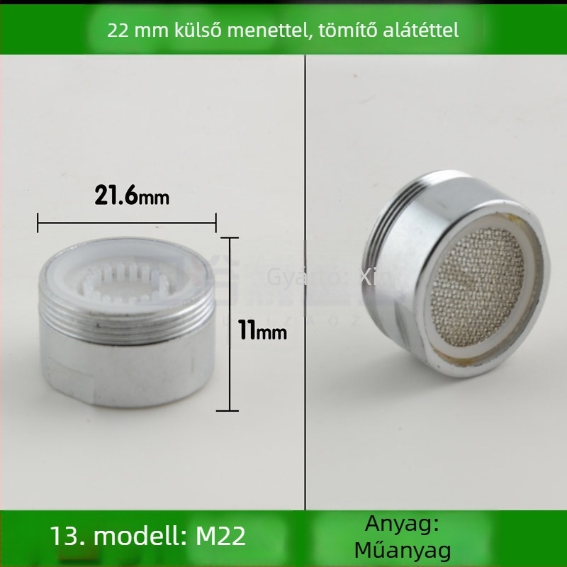 Konyhai mosogatócsap aerátorával és belső hálós szűrővel a víztakarékosságért (Public Version)