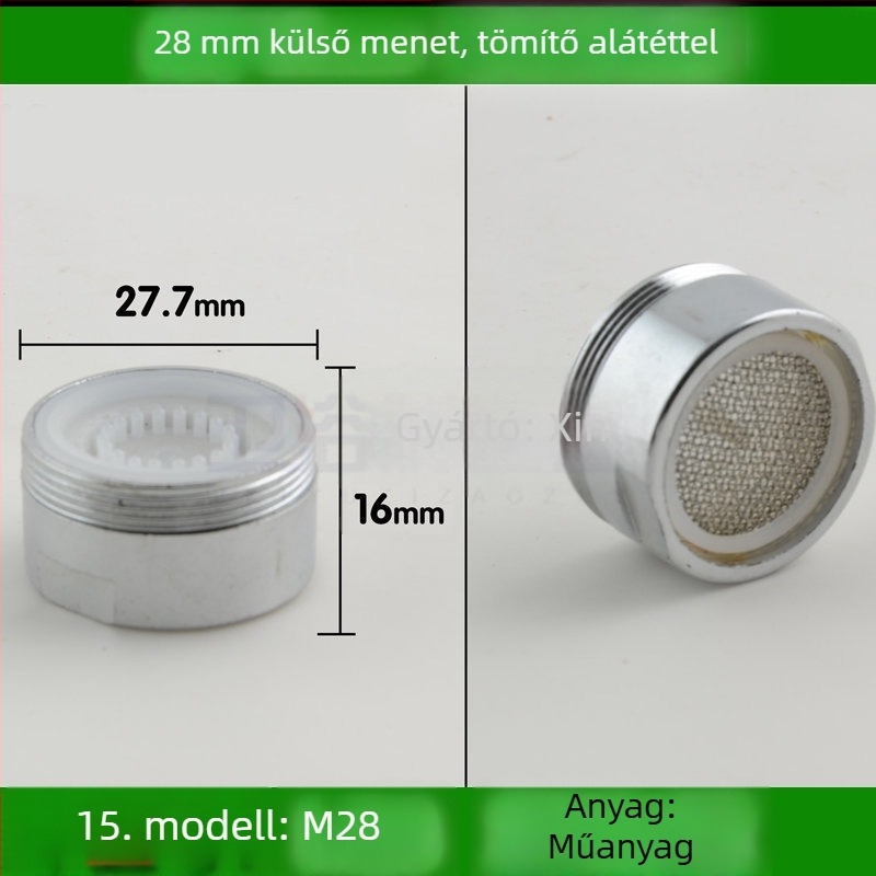 Konyhai mosogatócsap aerátorával és belső hálós szűrővel a víztakarékosságért (Public Version)