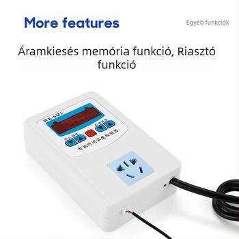 WK-SM3 Okos termosztát digitális hőmérséklet- és páratartalom-szabályozással, csatlakozóaljzattal, elektronikus érzékelő kapcsolóval és több‑zónás szenzorral – Yudian, 220V, üvegházban termesztésre, akvakultúrára és beltéri mérésre