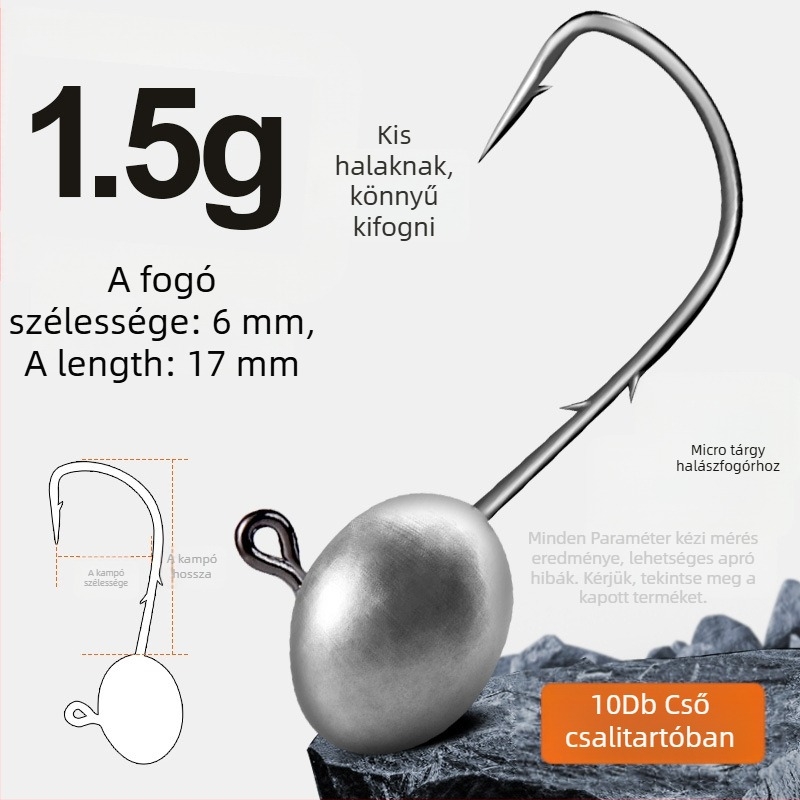 Ólombetű fejű horog óceáni part menti horgászathoz