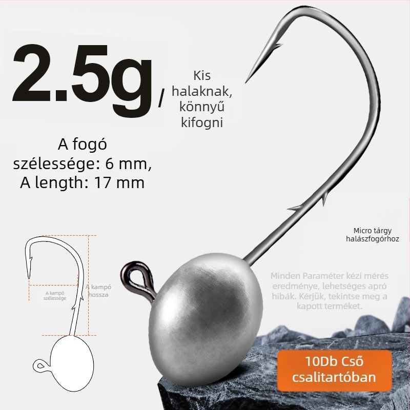 Ólombetű fejű horog óceáni part menti horgászathoz