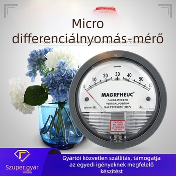 TE2000 mikro differenciál nyomásmérő, mérési tartomány -1999–9999, pontosság 2,5, menetes csatlakozás