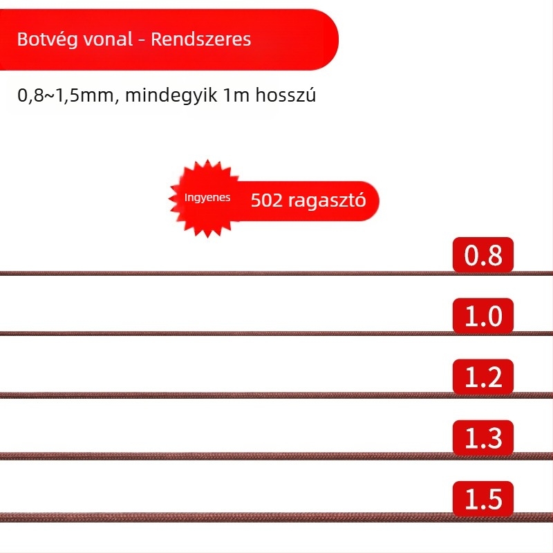 Mengda Horgászbot hegyvédő, megerősített fő vonallal és univerzális csuklós csatlakozóval