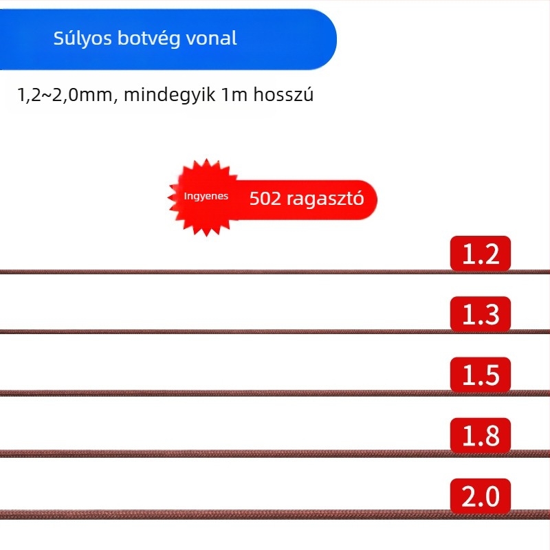 Mengda Horgászbot hegyvédő, megerősített fő vonallal és univerzális csuklós csatlakozóval
