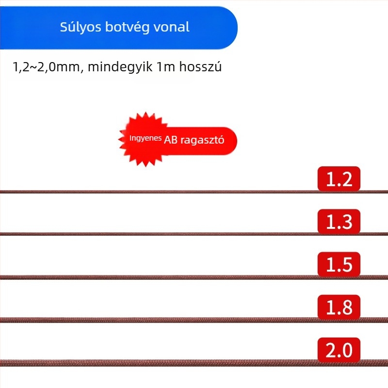 Mengda Horgászbot hegyvédő, megerősített fő vonallal és univerzális csuklós csatlakozóval