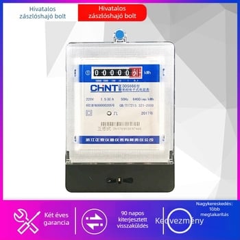 CHNT DDS666 Egyfázisú Elektronikus Aktív Energia Mérő 220V, Több Névleges Áramkörrel
