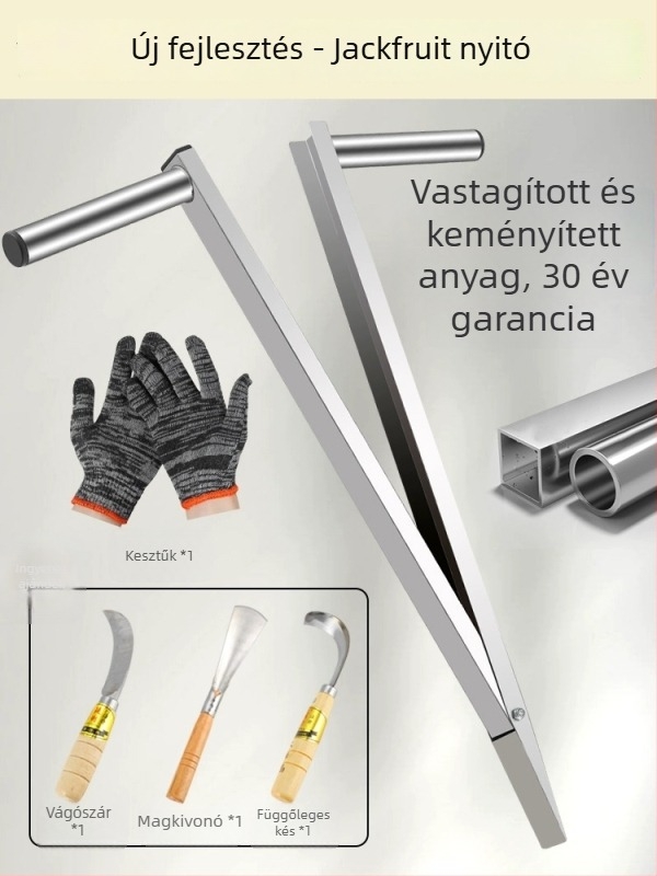 Jackfruit szeparátor kés – rozsdamentes acél, többfunkcionális eszköz a mag eltávolítására és a gyümölcs felosztására