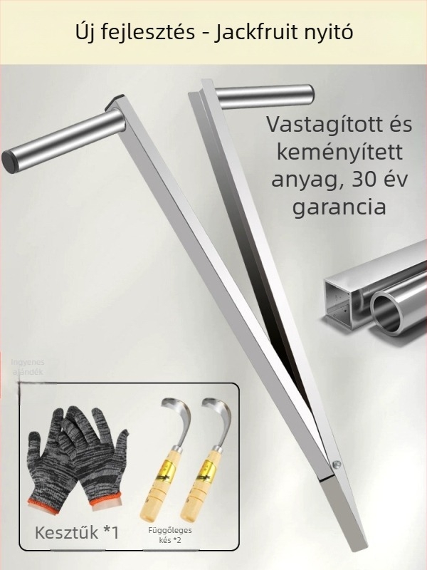 Jackfruit szeparátor kés – rozsdamentes acél, többfunkcionális eszköz a mag eltávolítására és a gyümölcs felosztására