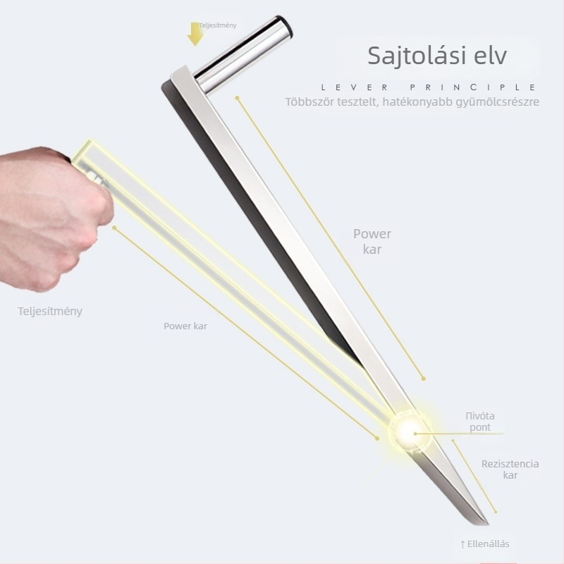 Jackfruit szeparátor kés – rozsdamentes acél, többfunkcionális eszköz a mag eltávolítására és a gyümölcs felosztására