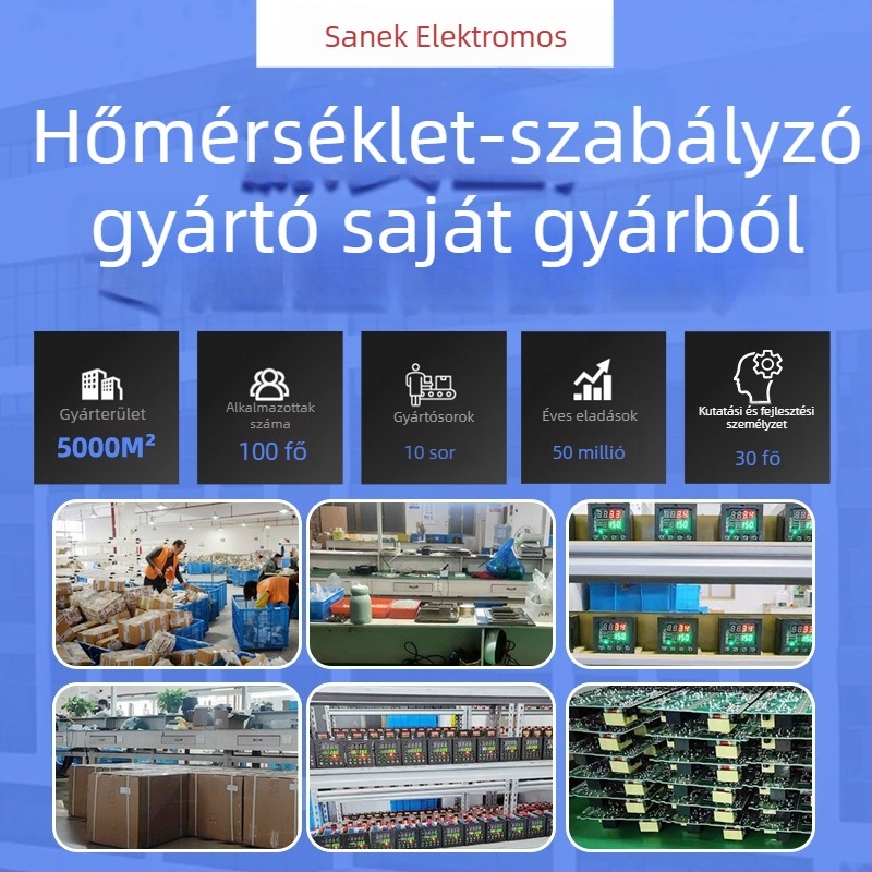REX-C900 anti-interferencia hőmérséklet-vezérlő digitális kijelzővel, 110V AC