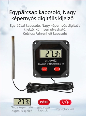 Víz hőmérséklet digitális hőmérő vízálló szenzorral — Modell 1564561 — Márka: Egyéb — Származás: Kontinentális Kína