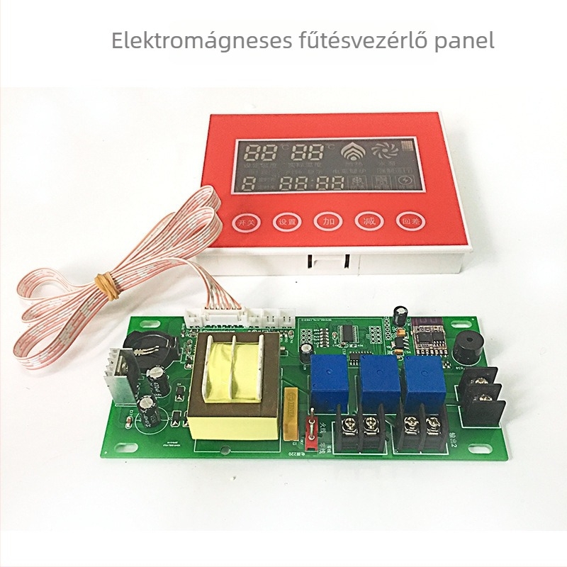 Digitális termosztát elektromágneses fűtő kazánhoz — beépített vezérlőpanel, érintéses hőmérséklet-vezérlés, hőmérséklet-mérés, 95-260V, Shenzhen, XDHY