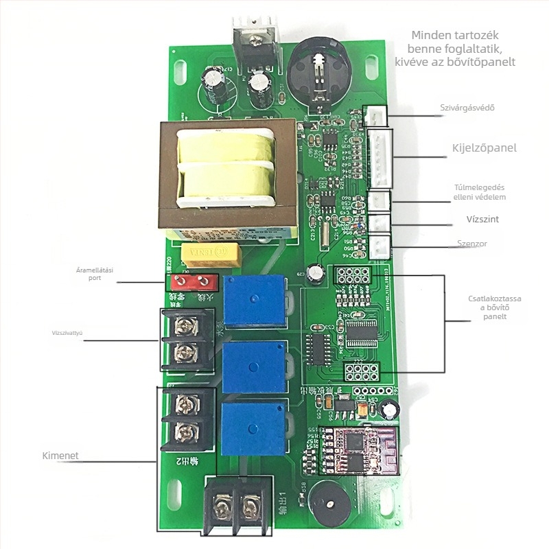 Digitális termosztát elektromágneses fűtő kazánhoz — beépített vezérlőpanel, érintéses hőmérséklet-vezérlés, hőmérséklet-mérés, 95-260V, Shenzhen, XDHY
