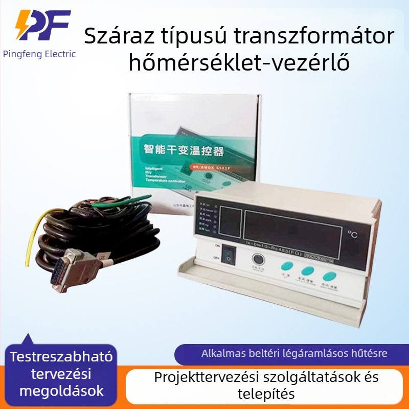 Száraz típusú transzformátor hőmérséklet-szabályozó; ipari felhasználás, falra szerelhető, Pingfeng márka, működési feszültség igény szerint