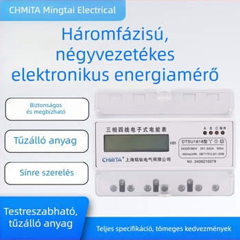 Háromfázisú, négyvezetékes elektronikus energia-mérő, 3VA1, kompatibilis többfunkciós feszültség-, áram- és teljesítménymérővel