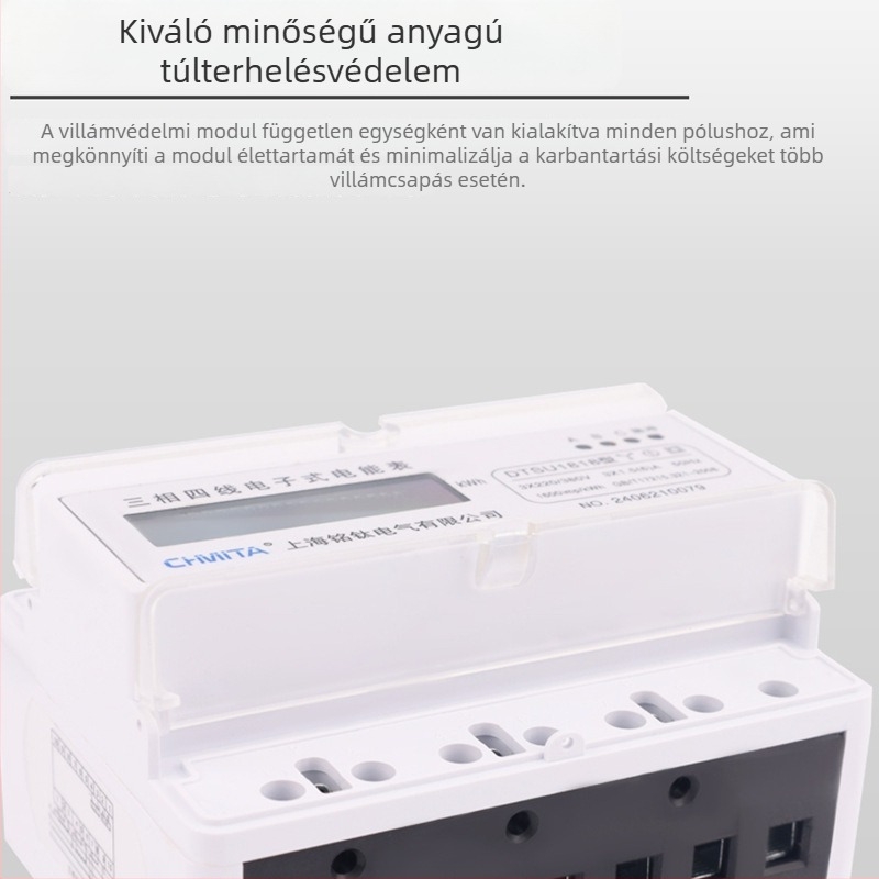 Háromfázisú, négyvezetékes elektronikus energia-mérő, 3VA1, kompatibilis többfunkciós feszültség-, áram- és teljesítménymérővel