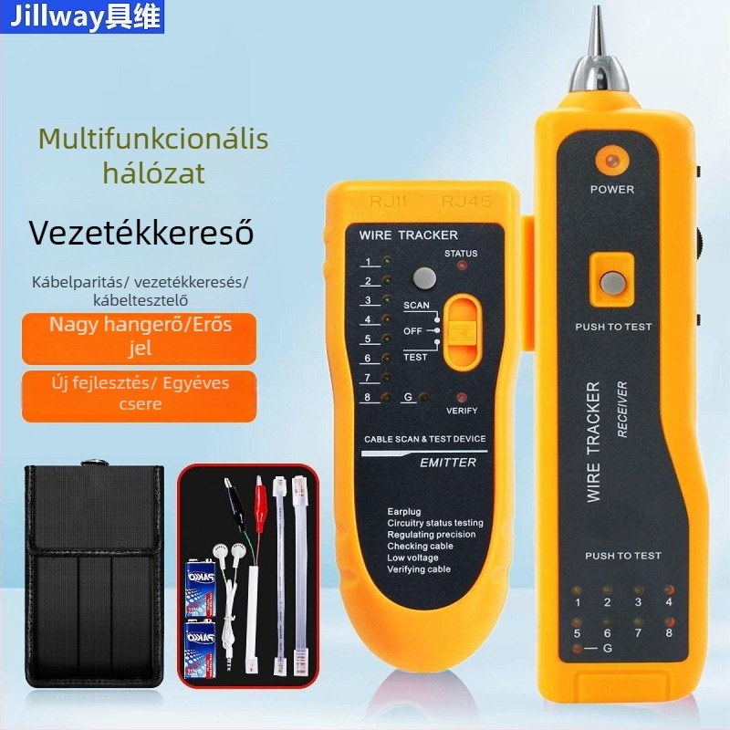 Vonalkereső és hálózati kábel teszter, többfunkciós, zajmentes (Típus: Egyéb; Márka: Egyéb; Modell: Nothing; Tömeg: 1,0 kg)