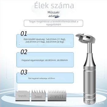 Kemai QHF-A Adhéziós teszt kés készlet festékléfilmhez – keresztezett vágási minta