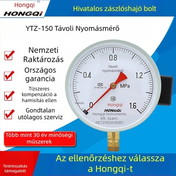 Távoli átvitelű nyomásmérő YTZ-150, pontosság 1,6, csatlakozás M20×1,5, névleges átmérő 150