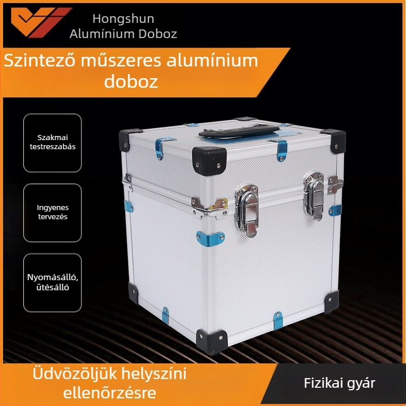 Alumíniumötvözetű repülő doboz berendezésekhez – keret alumíniumötvözet, stílus eszköztároló, terhelhetőség 15 kg