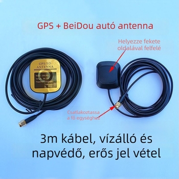GPS területmérő készülék aratókhoz, járműre szerelt traktorra és kultivátorra, Xin Miao márka, Kína eredetű, nem importált