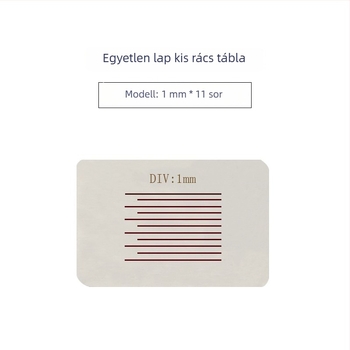 SISI 4-in-1 100‑grid lemez vezető és vágóéllel, 100‑grid kés, festékfilmes tesztlemez, festékfilmes gravírozó lemez, 1 mm