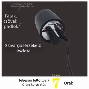 Kompakt hallgatóeszköz falban lévő szivárgások detektálásához