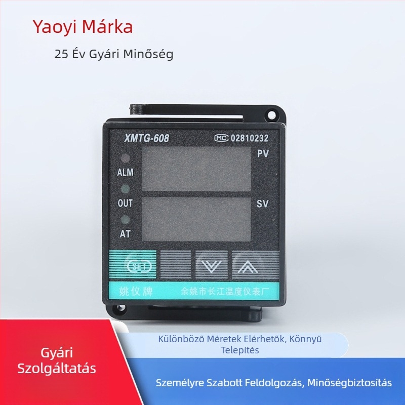 XMTG-608 sorozat digitális hőmérséklet-szabályozó digitális kijelzővel, 220V, Yao Yi márka