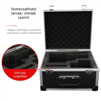 Lazheng alumínium ötvözetű szerszámtartó doboz – eszköztartó és flight case