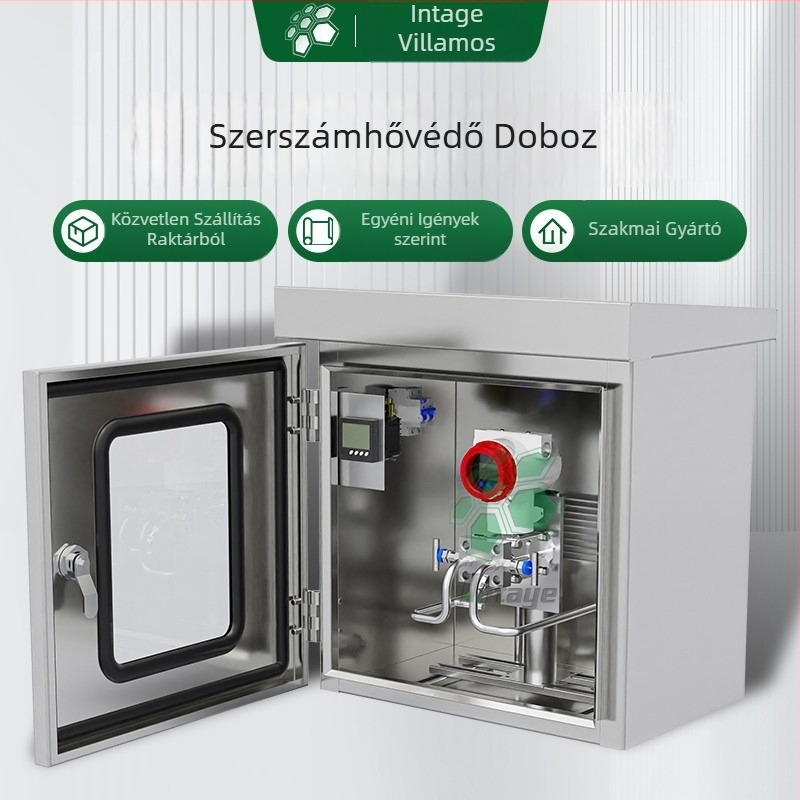 Rozsdamentes acélból készült robbanásbiztos izolációs doboz nyomásmérő/transzmitter számára, integrált vagy különálló kivitel, testreszabható kapacitás egy vagy több készülékhez