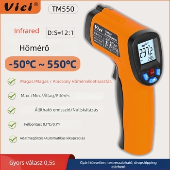 Vichy Vici infravörös hőmérő, ipari kivitel, érintésmentes, 0,5 s válaszidő