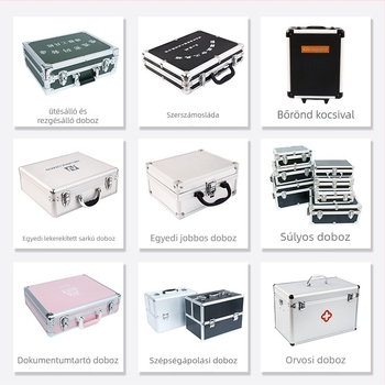 Alumínium ötvözetes szerszámtároló dupla nyitással, repülőgéphez való felszerelésláda, alumínium ötvözetű váz, állítható teherbírás, Jane Song márka