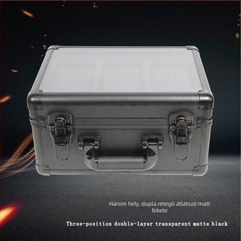 Alumínium‑ötvözetes kártyatároló doboz – fém szerszámos doboz, Card Brick sorozat