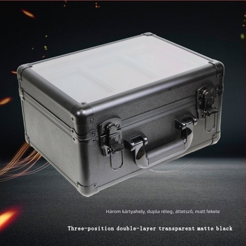 Alumínium‑ötvözetes kártyatároló doboz – fém szerszámos doboz, Card Brick sorozat