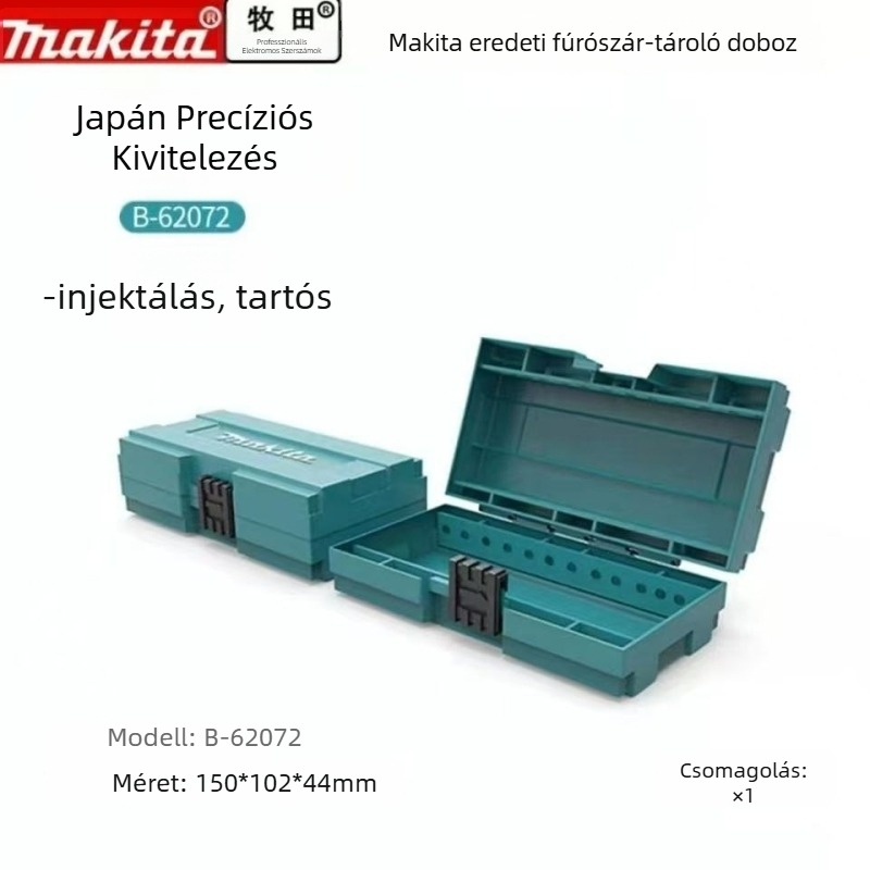 Makita műanyag szerszámtartó doboz alkatrészek és csavarok tárolására