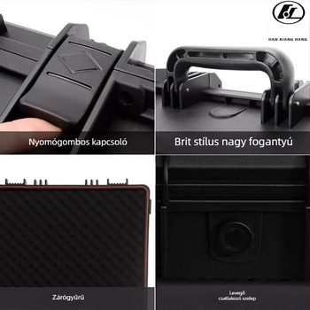 Good box műanyag hordozható szerszámtartó doboz EM2816, eszközök, műszerek és elektromos felszerelés tárolására