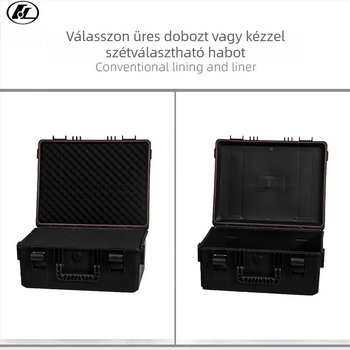 Good box műanyag hordozható szerszámtartó doboz EM2816, eszközök, műszerek és elektromos felszerelés tárolására