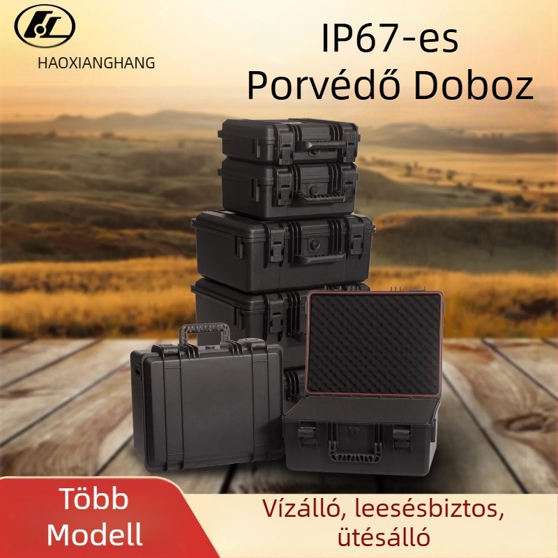 Good box műanyag hordozható szerszámtartó doboz EM2816, eszközök, műszerek és elektromos felszerelés tárolására