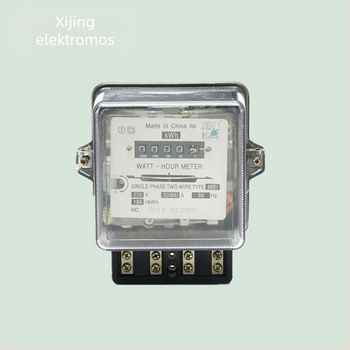 DD862 Egyfázisú elektronikus-mechanikus mérő, háztartási elektromos mérő, 220V, Márka Xijing/C-ken