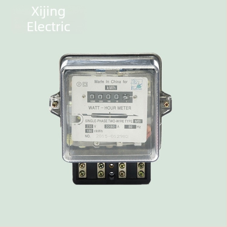 DD862 Egyfázisú elektronikus-mechanikus mérő, háztartási elektromos mérő, 220V, Márka Xijing/C-ken
